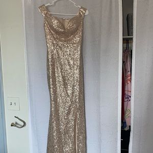 Emerald Sundae Sequin Dress